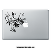 Sticker Macbook Blumen Design