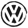 Sticker Carbone VW Volkswagen Logo Urbain