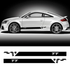 Car side Audi TT stripes stickers set