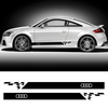 Kit Stickers Bande Seitenleiste Audi logo