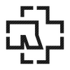 Rammstein R-Cross logo Carbon Decal