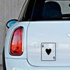 Ace of Hearts Mini Decal