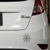 Spider Web Ford Fiesta Decal 2