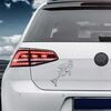 Sticker VW Golf Sirène Dessin