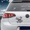Sticker VW Golf Totenkopf Punisher 28