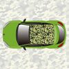 Military camouflage car roof sticker
