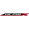 Sticker Honda NC750X logo 2016 couleur