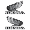 Honda alten grauen Logo Tank Aufkleber Set