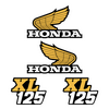 Honda XL 125 Aufkleber Pack
