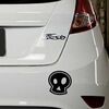 Stencil Ford Fiesta Tête de Mort Emo