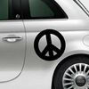 Stencil Fiat 500 Peace & Love Logo II