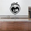 Aufkleber "Kitchen is the heart of home"