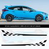 Sticker Set Ford Focus style Racing side stripes decals