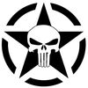 Sticker Étoile US ARMY Star Punisher