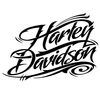 Sticker Harley Davidson Signature Logo Decal