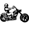 Aufkleber Harley Davidson Moto Casque Decal