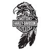Harley Davidson Motorcycles Eagle Logo Decal