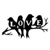 Sticker Oiseaux "LOVEBIRDS"