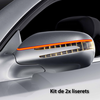 Spain car rear-view mirror stripes decals set