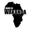 Sticker Black Panther - Made In Wacanda