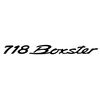 Aufkleber Porsche 718 Boxster