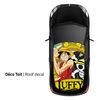 Autodach One Piece Luffy Aufkleber