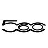Aufkleber Fiat 500 60 Jahre Logo