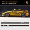 Car Side Stripes Decals Set Porsche Cayman GT4