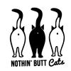 Aufkleber JDM Nothing Butt Cats