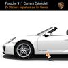 Porsche 911 Carrera Cabriolet Decals (2x)
