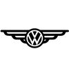 VW Volkswagen Wings Logo Decal