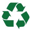 Aufkleber Recycling Symbol