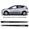 Kit Stickers Bandes Bas de Caisse Ford Fiesta 2019