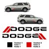 Kit de 2 Stickers Bas de Caisse Dodge