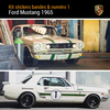 Kit Stickers Bandes Ford Mustang 1965 Vintage
