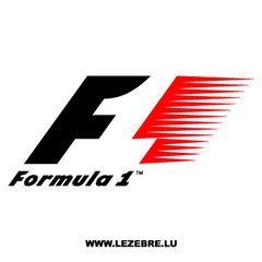 Sticker F1 Formula One Logo