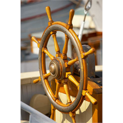Ship Steering Wheel Decoration Decal