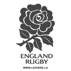 Sticker Karbon England Rugby Logo