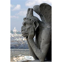 Sticker groß Gargouille Notre Dame Paris