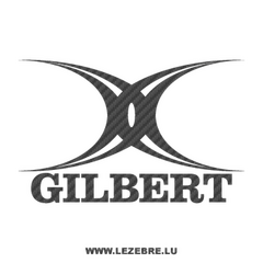 Gilbert Rugby Logo Carbon Decal