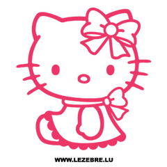 Sticker Deco Hello Kitty Lacet