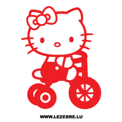 Sticker Deco Hello Kitty Vélo