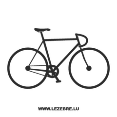 Sticker Vélo course