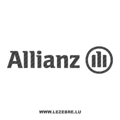Allianz logo Carbon Decal