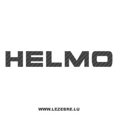 Helmo logo Carbon Decal 2