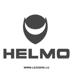 Sticker Carbone Helmo Logo