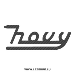 Hovy logo Carbon Decal