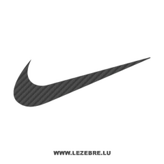 Nike logo Carbon Decal