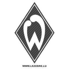 Sticker Karbon Werder Bremen logo