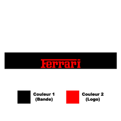 Sticker Bande Pare-Soleil Ferrari